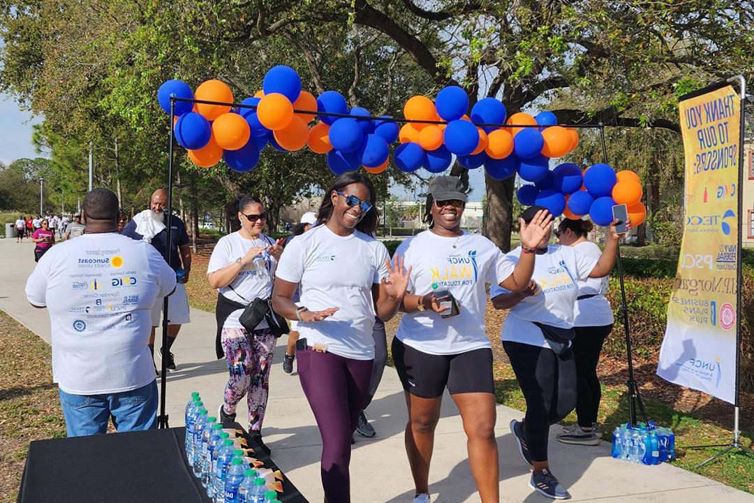 TECO Volunteers UNCF Walk